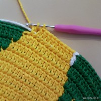 Tapete girassol - passo a passo (173)