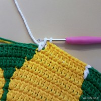 Tapete girassol - passo a passo (174)