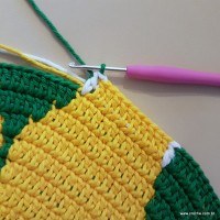 Tapete girassol - passo a passo (175)