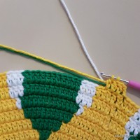 Tapete girassol - passo a passo (200)