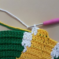 Tapete girassol - passo a passo (201)