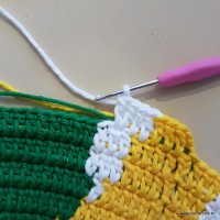 Tapete girassol - passo a passo (202)