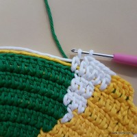 Tapete girassol - passo a passo (204)