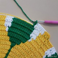 Tapete girassol - passo a passo (206)