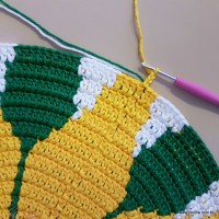 Tapete girassol - passo a passo (216)