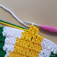 Tapete girassol - passo a passo (217)