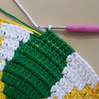 Tapete girassol - passo a passo (220)