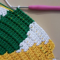 Tapete girassol - passo a passo (222)