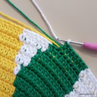 Tapete girassol - passo a passo (223)