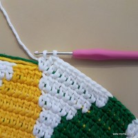 Tapete girassol - passo a passo (238)