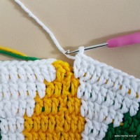 Tapete girassol - passo a passo (245)