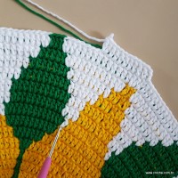 Tapete girassol - passo a passo (262)