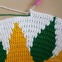 Tapete girassol - passo a passo (266)