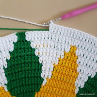 Tapete girassol - passo a passo (268)