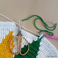 Tapete girassol - passo a passo (271)