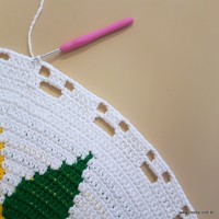 Tapete girassol - passo a passo (308)