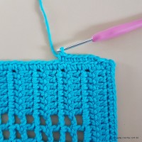 Tapete cravo de folhas - passo a passo (152)