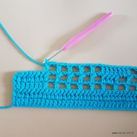 Tapete cravo de folhas - passo a passo (47)