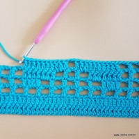 Tapete cravo de folhas - passo a passo (58)