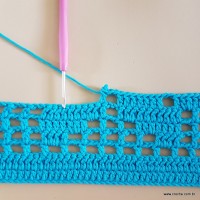 Tapete cravo de folhas - passo a passo (73)