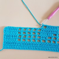 Tapete cravo de folhas - passo a passo (76)