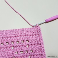 Tapete mosaico de corações passo a passo (208)