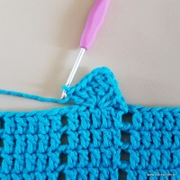 Tapete azul quadrado passo a passo (100)