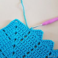 Tapete azul quadrado passo a passo (105)