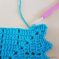 Tapete azul quadrado passo a passo (112)