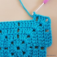 Tapete azul quadrado passo a passo (51)