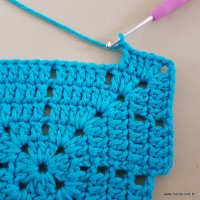 Tapete azul quadrado passo a passo (63)