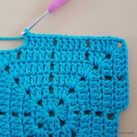 Tapete azul quadrado passo a passo (64)