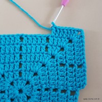 Tapete azul quadrado passo a passo (69)