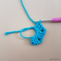 Tapete azul quadrado passo a passo (7)