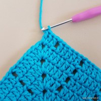 Tapete azul quadrado passo a passo (76)