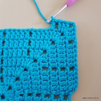 Tapete azul quadrado passo a passo (79)