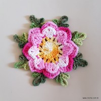 Tapete tulipa com flor camila (308)