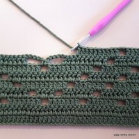 Tapete verde militar - passo a passo (140)