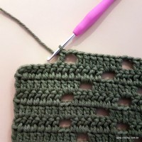 Tapete verde militar - passo a passo (207)