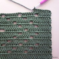 Tapete verde militar - passo a passo (210)