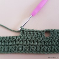 Tapete verde militar - passo a passo (26)