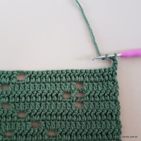 Tapete verde militar - passo a passo (300)