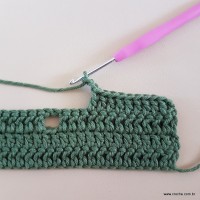 Tapete verde militar - passo a passo (33)