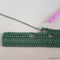 Tapete verde militar - passo a passo (49)