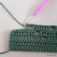 Tapete verde militar - passo a passo (72)