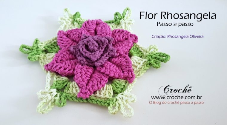 Flor Rhosangela passo a passo
