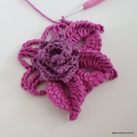 Flor Rhosângela - passo a passo (107)