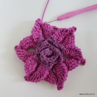 Flor Rhosângela - passo a passo (110)