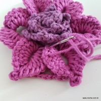 Flor Rhosângela - passo a passo (123)