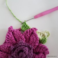 Flor Rhosângela - passo a passo (148)